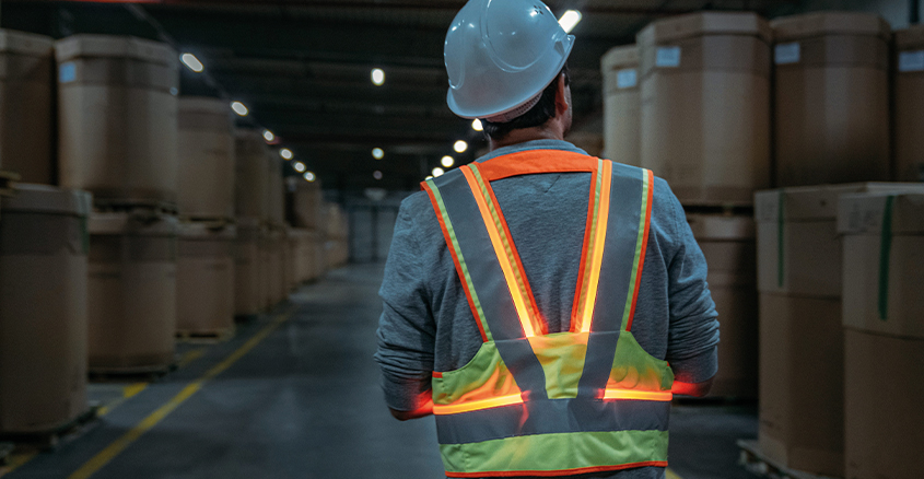 Interaktiv advarselsvest